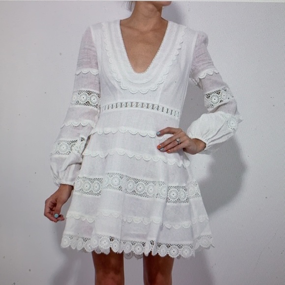 AQUA Bloomingdale’s Castile Plunge Dress - Picture 7 of 10